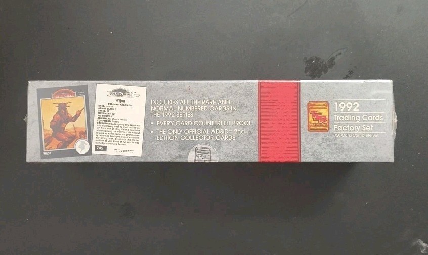 1991 TSR Advanced Dungeons Dragons Trading Cards Factory Set for