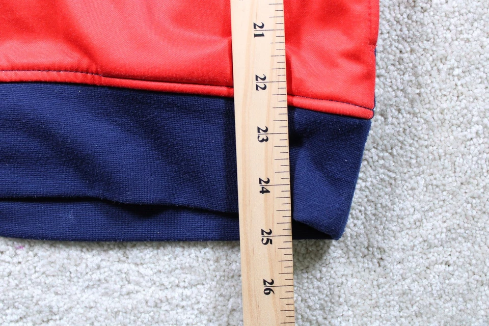 Super Mario Hoodie Youth XL 14 16 Red Blue Nintendo 2014 Graphic Pullover Game - Image 4 of 4