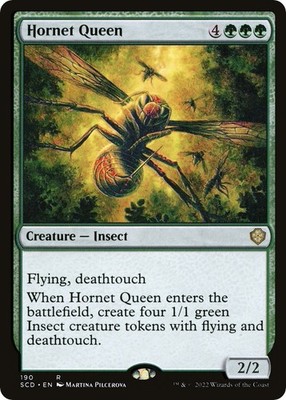 Hornet Queen Normal [SCD - 190] NM MagicStarter Commander Decks