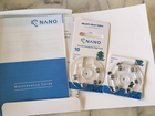 NANO CIC Blue & Red Hearing Aids Amplifiers Audio Ear Devices + Case & Batteries