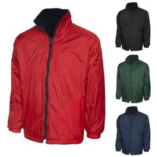 Kids Reversible Fleece Jacket Windproof Rainproof Coat School Outdoor, 2 for £21