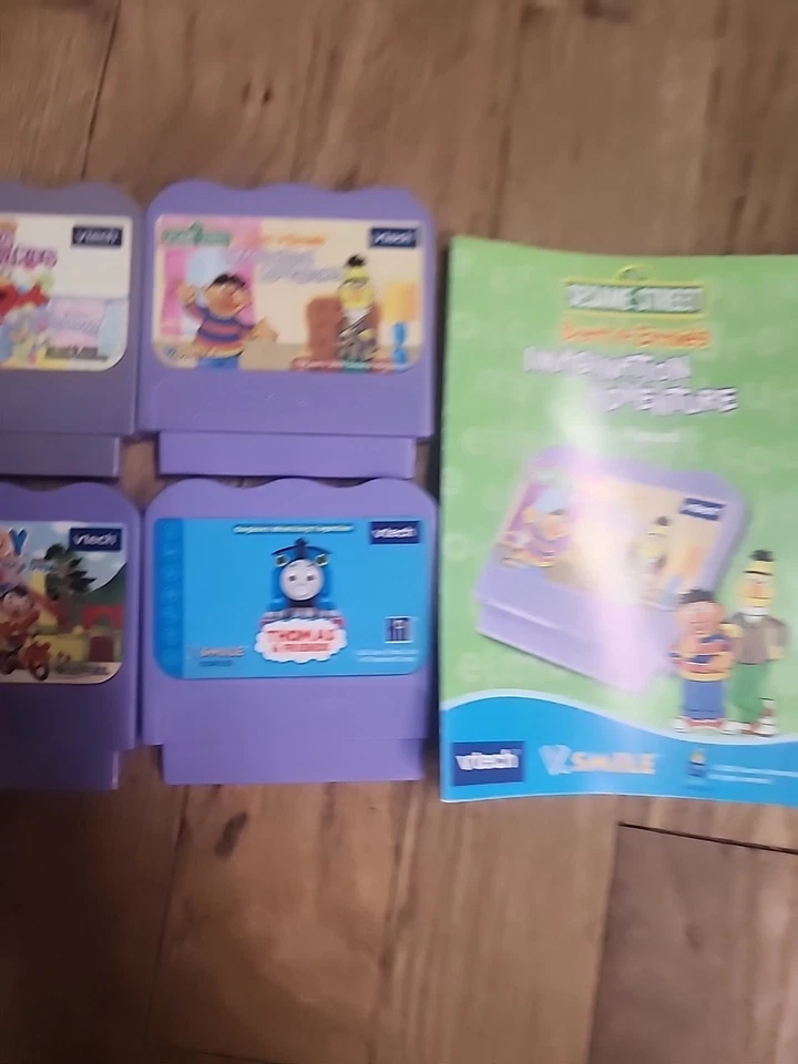 Vtech VSmile Lot Of 4 Video Games Seame Street, Elmo, Noddy, Thomas The Train - Image 3 of 4