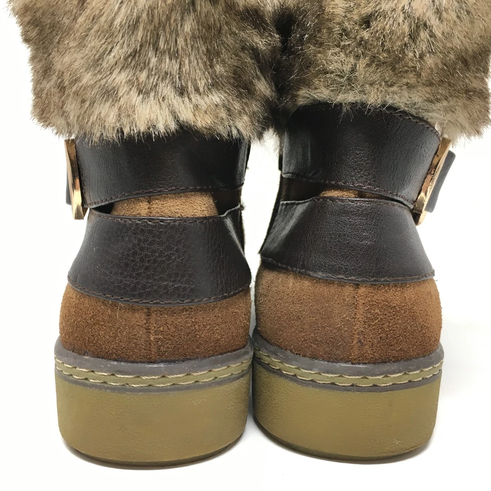 Spring Step Popsicle Ankle Boots Booties Shoes Womens Size 9 US 40 EU Brown Warm - Image 4 of 4