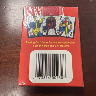 1993 Marvel X-men Playing Cards Sticker Wolverine Gambit