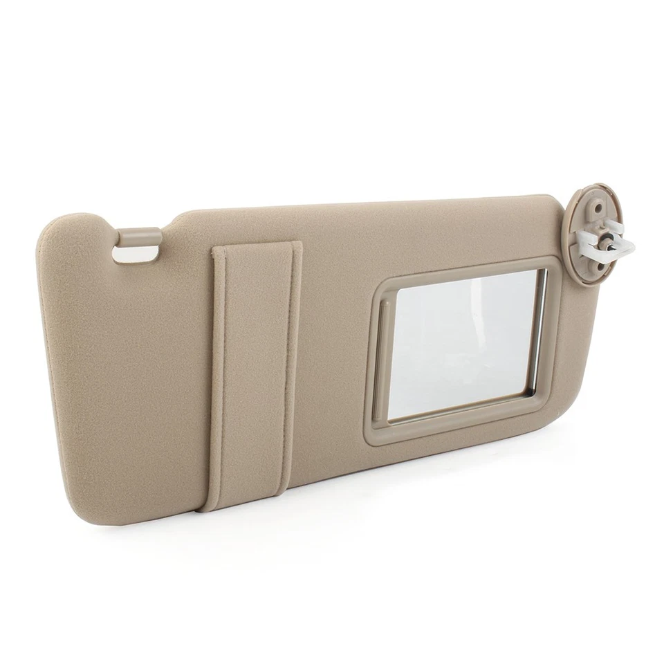 1Pc Beige Right Sun Visor w/ Sunroof 74310-0T022-A1 For 2009-2016 Toyota Venza - Image 3 of 4