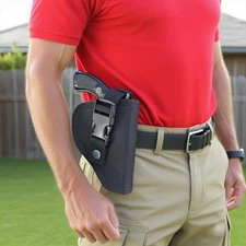 US Tactical Revolvers Gun Holster OWB Belt Holster for 2" Snub-Nose .38 .357 Gun