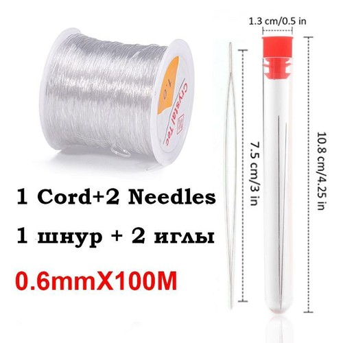 Elastic Cord String Transparent Elastic Thread For Jewelry Making Diy 0.5-1.5mm - Picture 38 of 49