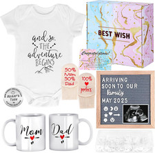 Gift for New Parents-New Mom Gifts for Women- Announcements Pregnancy Gifts for