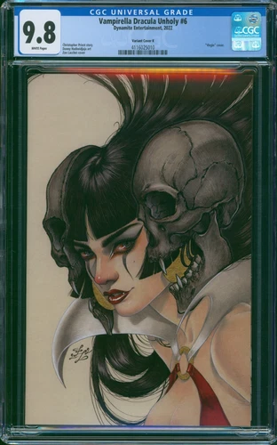 Vampirella Dracula Unholy #6 2022 Variant K Virgin CGC Graded 9.8 - Zoe Lacchei