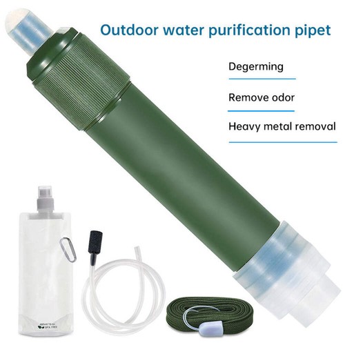 4000L Water Purification Filtration Portable Camping Filter 480ml Survival Kit - Picture 6 of 6