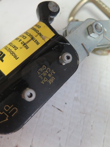 TUF-Tug ttwg-500 Safe Climb System for 3/8" Cable Wire Grab Sleeve