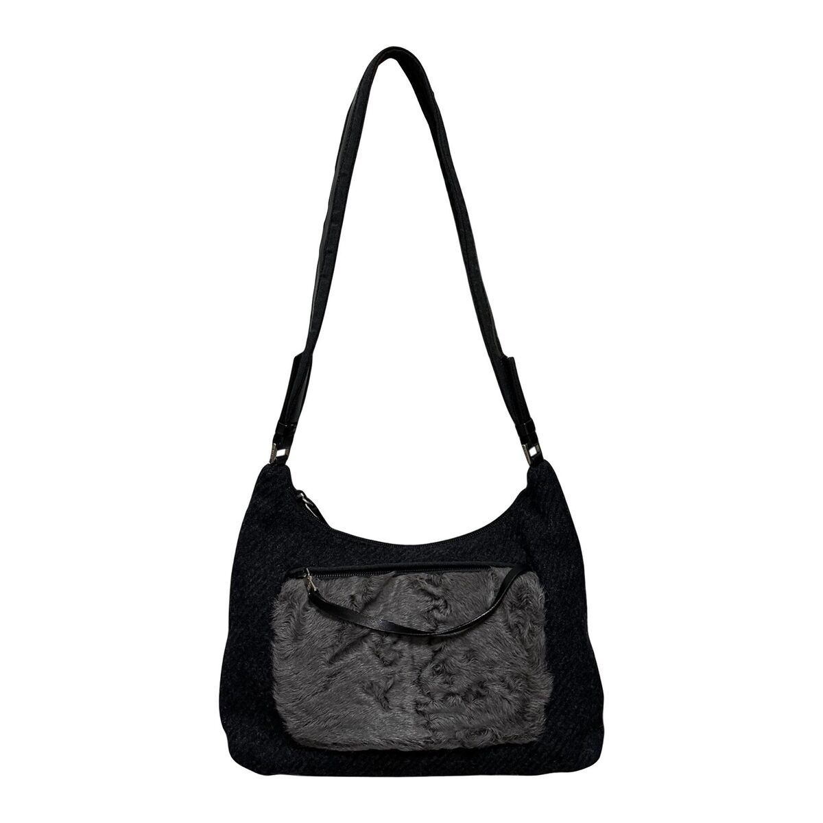 PRADA Fall Winter 1999 Lamb Fur and Wool Shoulder Bag | eBay PRADA Fall Winter 1999 Lamb Fur and Wool Shoulder Bag | eBay