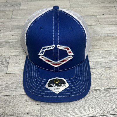 Evoshield Blue USA Mesh Trucker Baseball Cap Hat Golf Snap Back One Size NEW