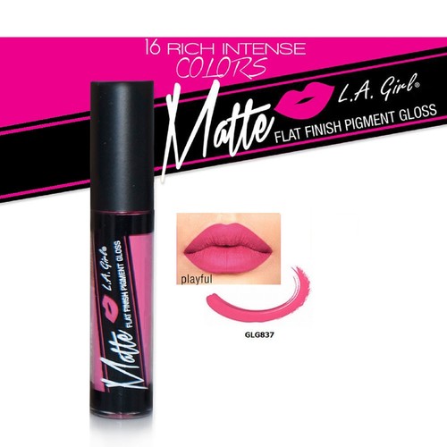 2 X Brillo labial mate L.A Girl - acabado plano brillo pigmento mate - *¡Elige cualquier color! - Imagen 12 de 21