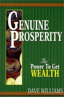 Genuine Prosperity - 9780938020103, paperback, Dave Williams, new