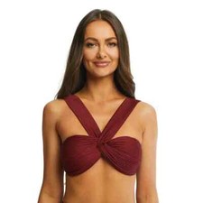 TIME AND TRU - SIZE: Large 12-14 - Convertible Bikini Swim Top - NEW 