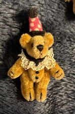 2 inch MINIATURE BEAR BROWN  JOINTED  ARMS & LEGS WORLD OF MINIATURE BEARS