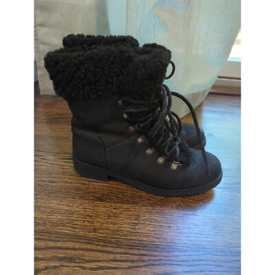UGG Fraser Shearling Lace Up Boots