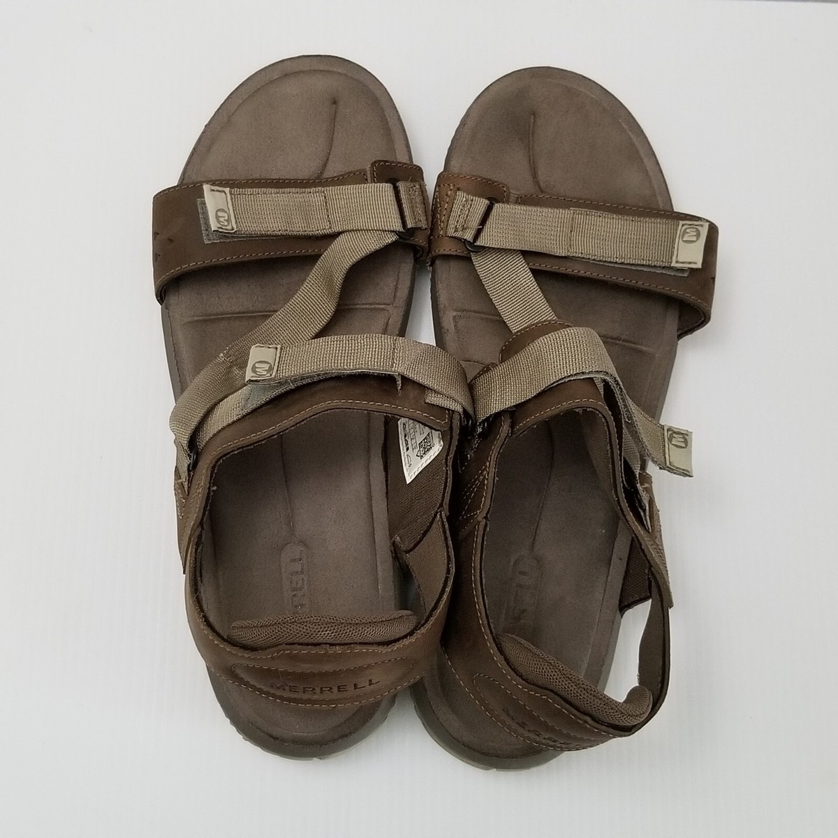 Merrell Mens Size 12 Beige Sandals Shoes J91513 Walking
