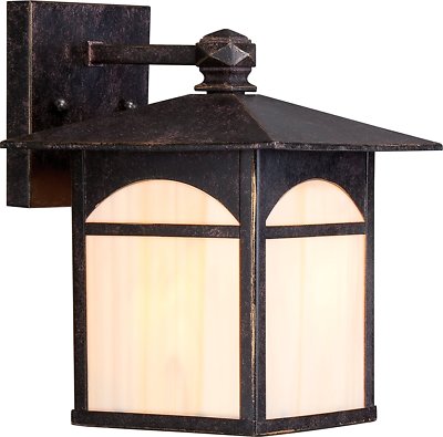 Nuvo Canyon ES 1 LED Umber Bronze Outdoor Wall Light