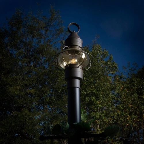 Outdoor Lamp Post Light Fixture Classic Rustic Finish Weather Resistant Exterior - Picture 3 of 7