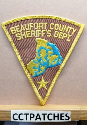 BEAUFORT COUNTY JAILOR SHERIFF PATCH SOUTH CAROLINA