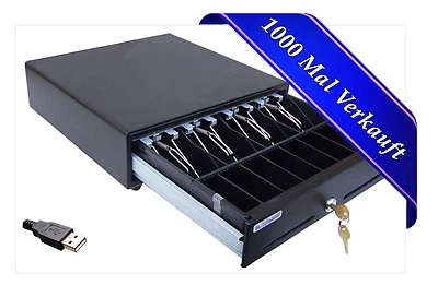 IQPOS ✅ USB KASSENSCHUBLADE KASSENLADE GELDLADE iQCash 330 USB GELD KASSETTE