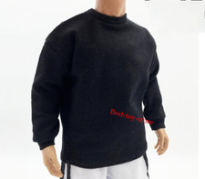 1/6 Black Long Sleeves Shirt Tee for Phicen 12" Figure Hot Toys Worldbox Body