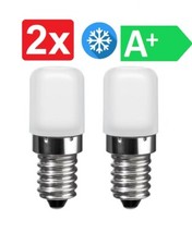 2x LED Kühlschrankbirne E14 kalt-weiß Kühlschranklampe Leuchtmittel 1,8W-15W