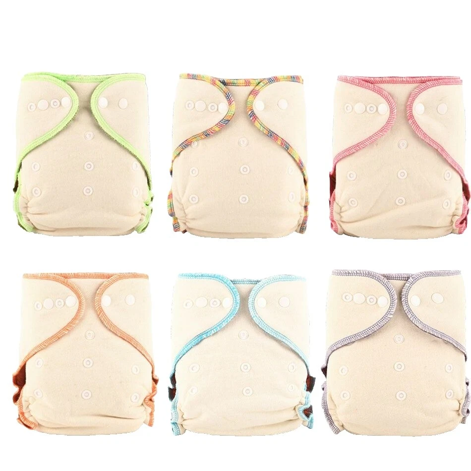 Pañales de tela Bebé ajustada de Lana