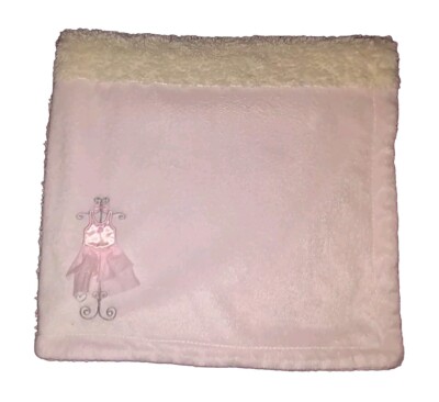 Kyle Deena Ballet Tutu Pink Cream Soft Baby Blanket Cream Sherpa  Reverse