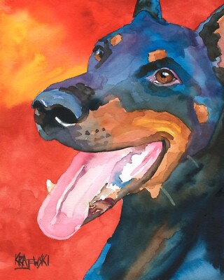 High Resolution Print of Original Fine Art Watercolor by Ron Krajewski
