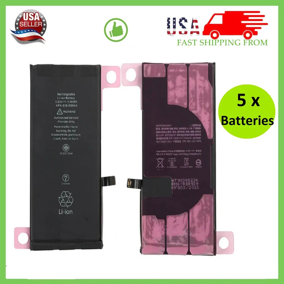 Premium Quality Replacement Battery For iPhone 5 6S 7 8 11 12 13 XR XS LOT (5x) - Image 4 of 4