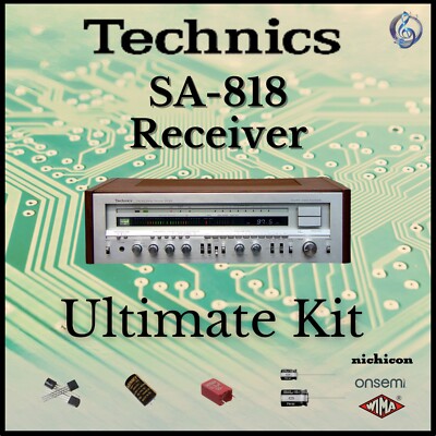 Technics SA-818 Receiver Ultimate Upgrade Kit Genuine Parts