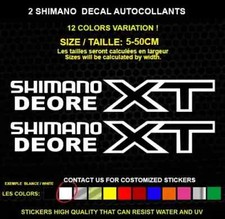 SHIMANO DEORE XT sticker Genuine decal WATERPROOF sticker.