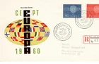 FDC Sweden Europe 1960 Registered Cover Stockholm to Kaiserslautern