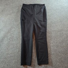 Soma Pants Women Size Small Black Ponte Straight Leg Stretch Heavy Capsule Basic