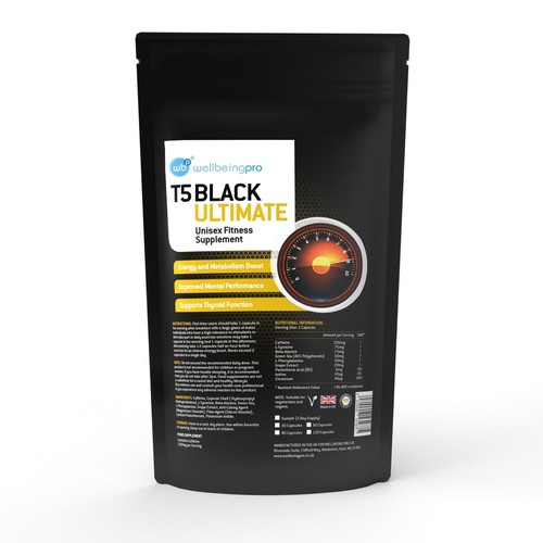 T5 Black Ultimate Strongest Fat Burners Extreme Diet Weight Loss Slimming Pills - Picture 12 of 23