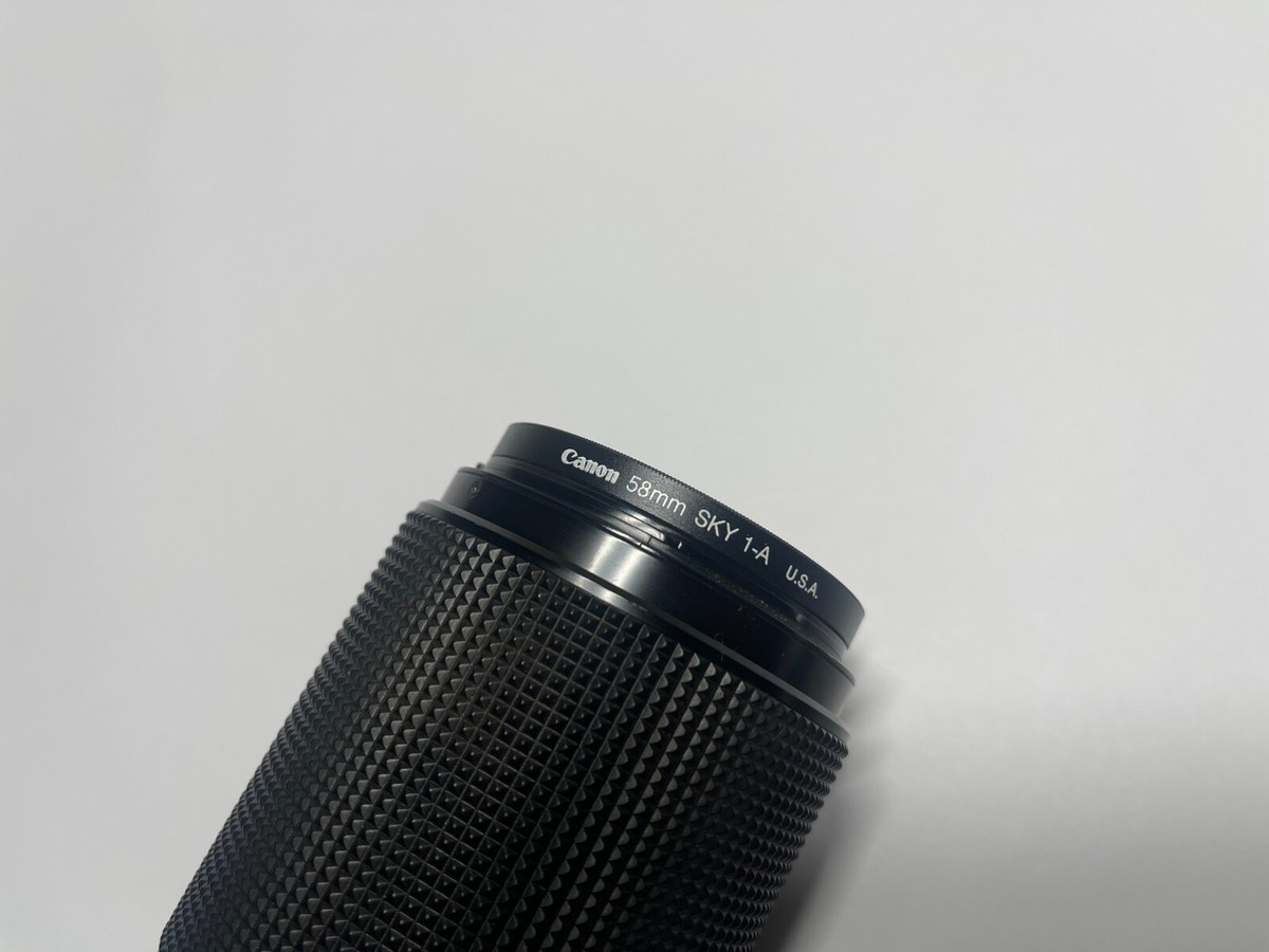 Canon Zoom Lens FD 70-210mm 1:4 w/ 58mm SKY 1-A Filter | eBay