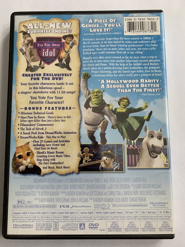 Shrek 2 (DVD, 2004, Full Frame) - Bild 2 von 2