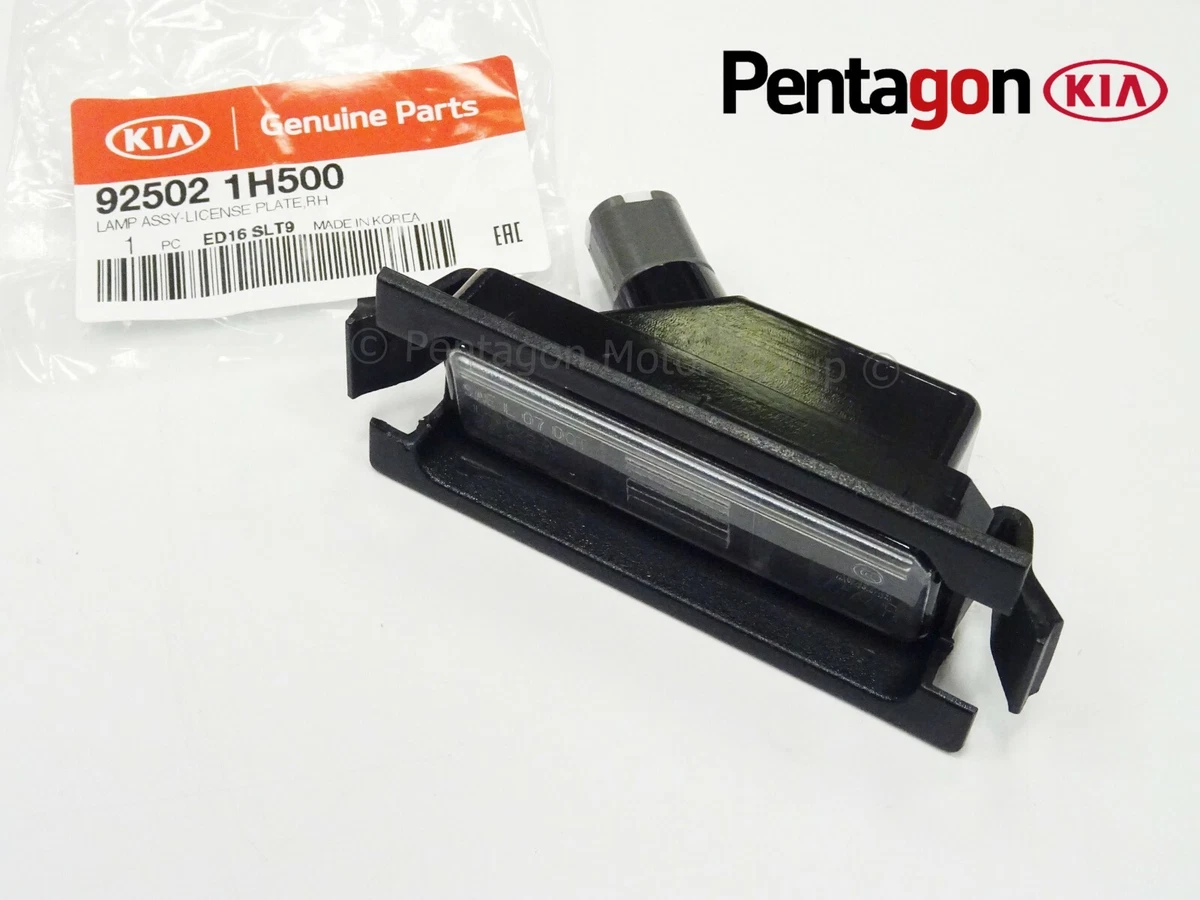 Kia ceed number hotsell plate bulb replacement