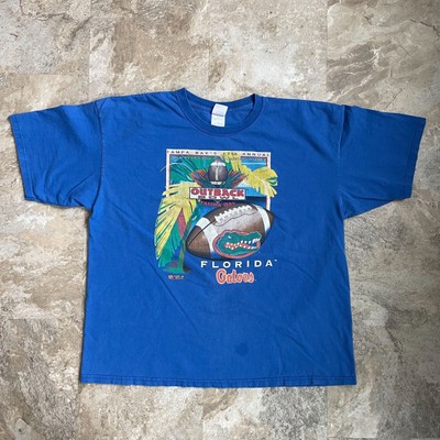 VINTAGE FLORIDA GATORS GRAPHIC TEE MEN'S 2XL XXL Y2K OUTBACK BOWL