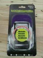 Anti Slip Dashboard Mat - BLACK Prevents Loose Items From Sliding