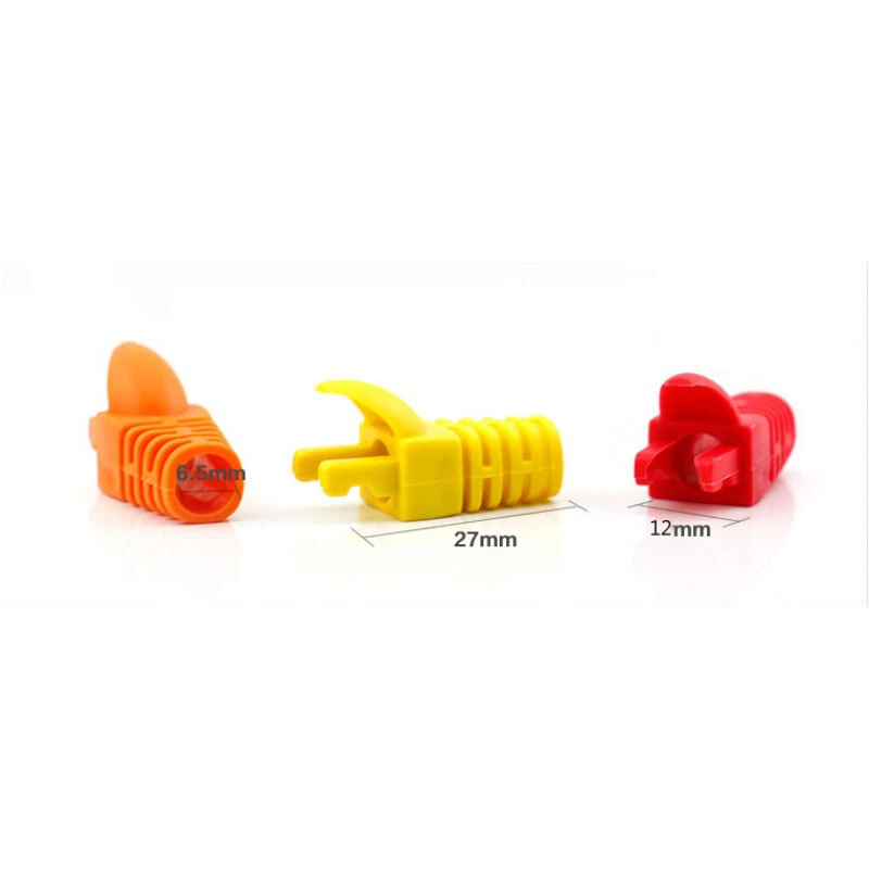 RJ45 Netzwerkstecker Stecker Netzwerk Kabel Cat5e Cat6 Verlegekabel Knickschutz - Bild 2 von 4