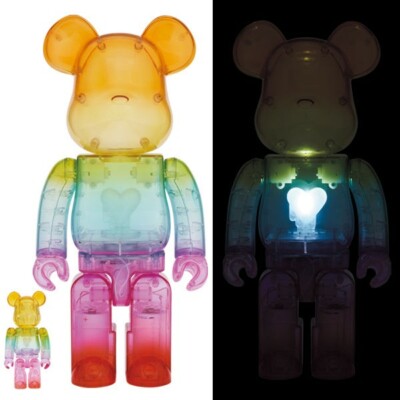 その他 BE@RBRICK Emotionally Unavailable 400% Bearbrick Emotionally Unavailable Heart 100% & 400% Set