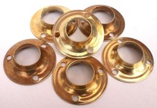 Rod Socket ?" 16mm pk 4 Solid Brass Pressed pack 4 see detals