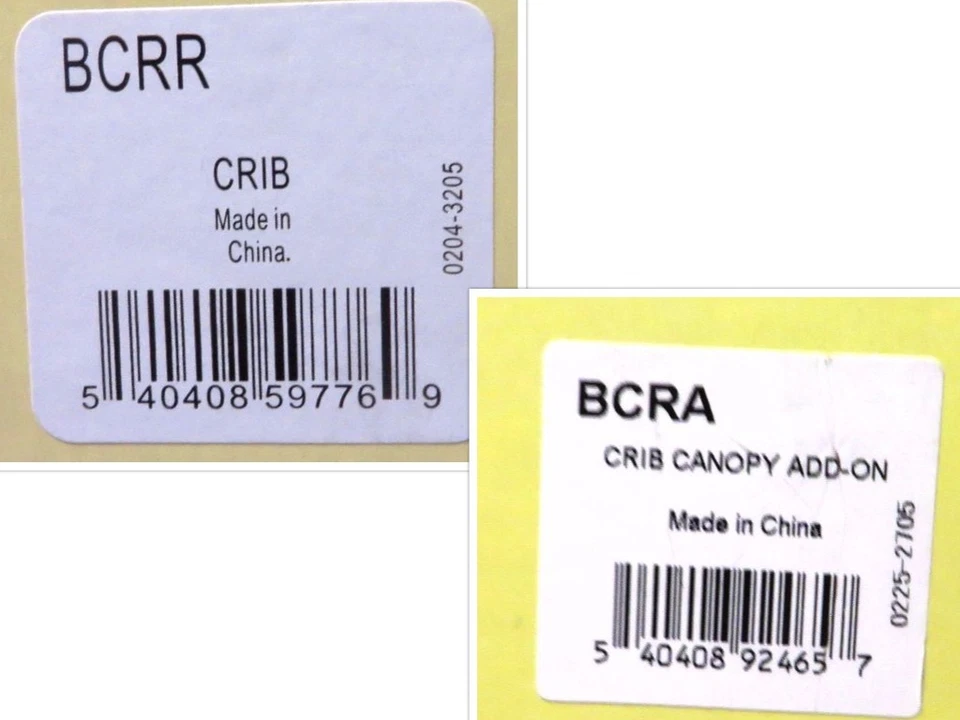 1-я версия 1999 AG BITTY BABY кроватка и навес BCRR BCRA NIB + пыли оборки - Изображение 2 из 4