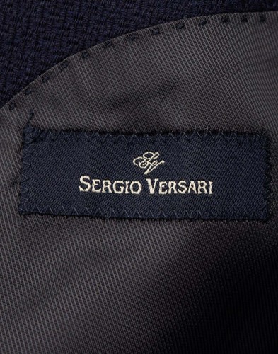 PVP €520 SERGIO VERSARI Traje Chaqueta IT64 US54 5XL Forrado con un solo pecho - Imagen 7 de 8