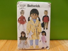 Butterick Doll Clothes Pattern 3329 - Uncut Factory Fold