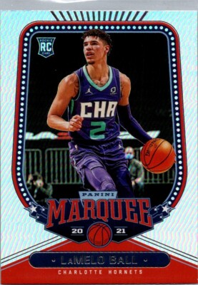 2020-21 Panini Chronicles Holo Marquee #266 LaMelo Ball (RC)